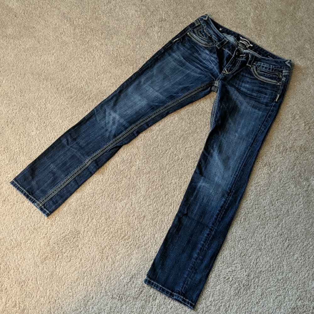 Express ReRock Skinny Jeans